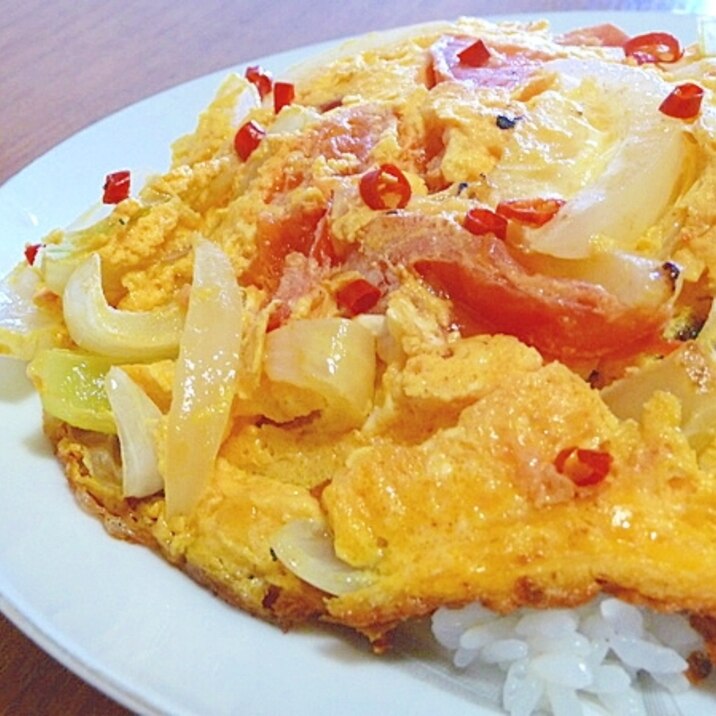 カイチヨ☆ココナッツオイルでタイの卵焼きのせごはん
